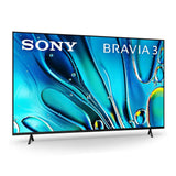 Sony 85 Inch BRAVIA 3 4K Android Smart TV — Model 85S30 | Brand New Open Box