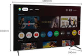 KENSTAR 85'' 4K QLED Smart Google TV