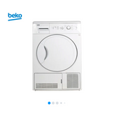 Beko 7KG Condenser Tumble Dryer DCU7231 White UAE – Front View