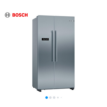 Bosch 616L Side by Side NoFrost Refrigerator KAN93VL30M Stainless UAE – Front View