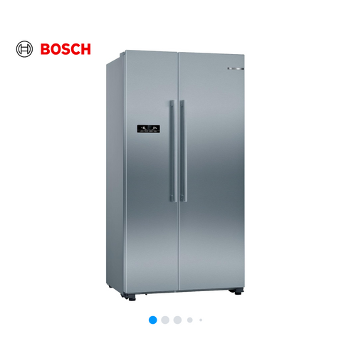 Bosch 616L Side by Side NoFrost Refrigerator KAN93VL30M Stainless UAE – Front View
