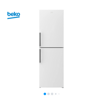 Beko 318L Double Door NoFrost Refrigerator CFP1691W White UAE – Front View