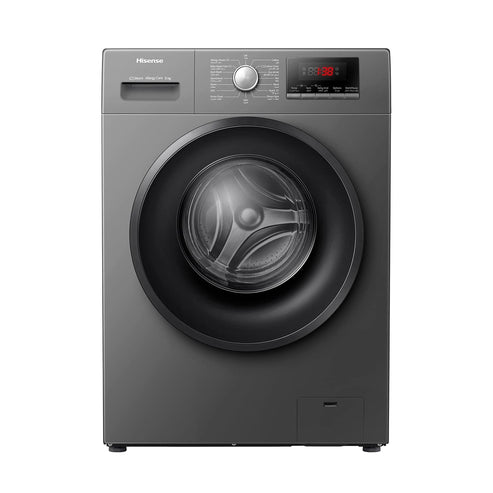 Hisense 8KG Fully Automatic Front Load Washing Machine WFSQ8012VMT UAE – Front View