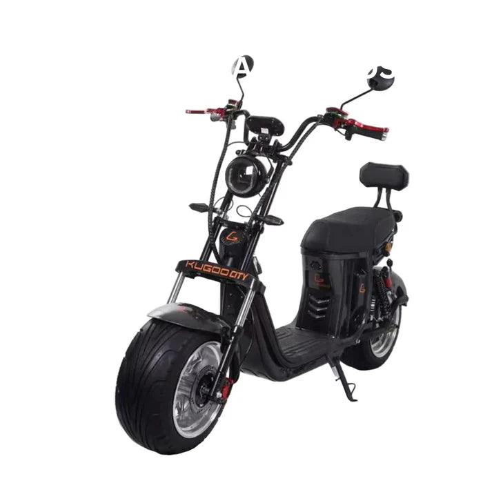 Kugoo City Harley Electric Scooter Front View UAE