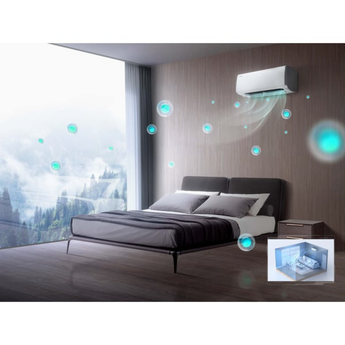 Super General SGST1205N1 1 Ton Rotary Split Air Conditioner UAE – Indoor Unit