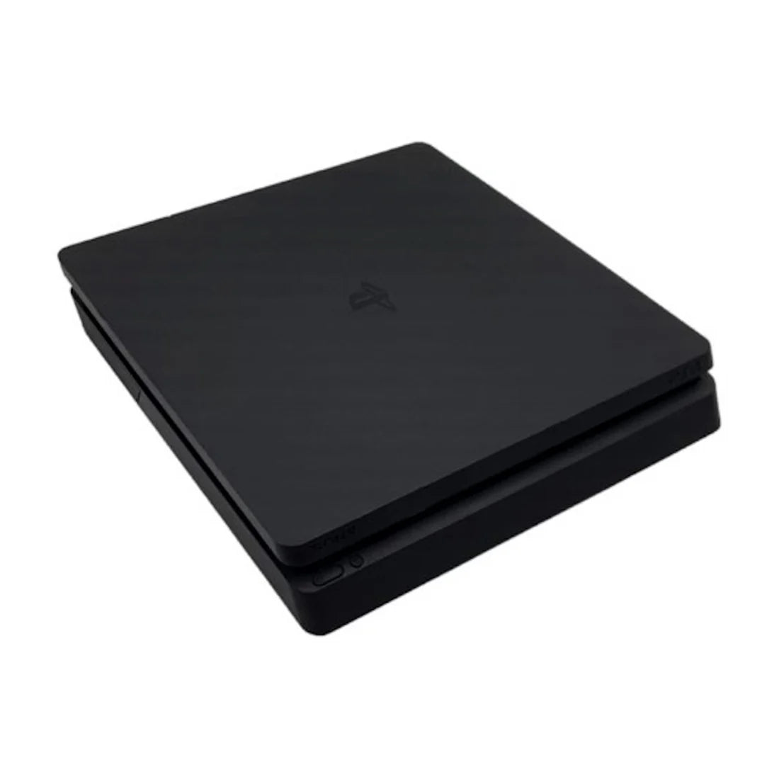 Sony PS4 Slim 500GB Jet Black Console Side View UAE