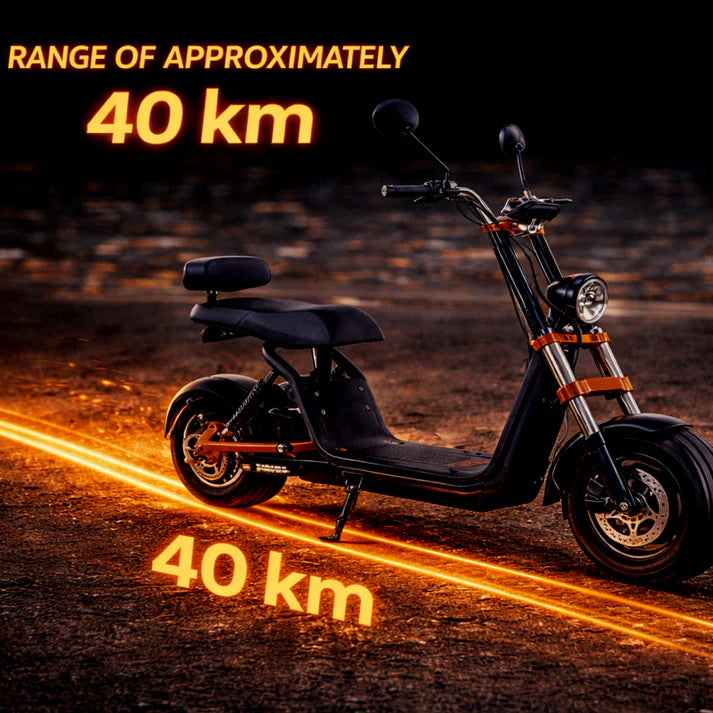 Kugoo C2 Harley Electric Scooter Side View UAE