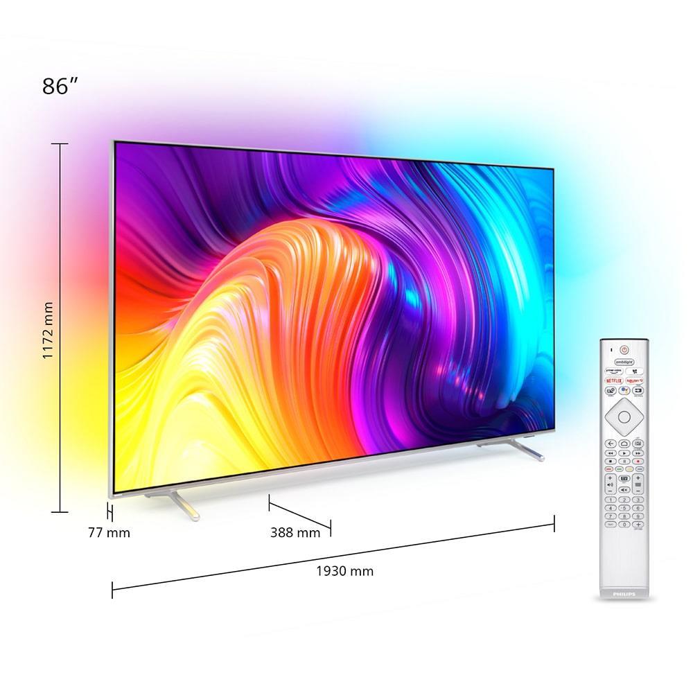 Philips 86 Inch 4K UHD Android Smart TV – 86PUT8265