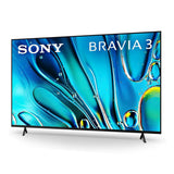 Sony 85 Inch BRAVIA 3 4K Android Smart TV — Model 85S30 | Brand New Open Box