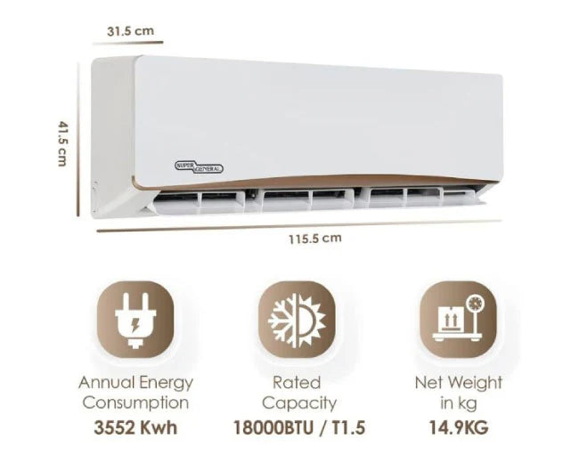Super General SGS245 Split AC Indoor Unit UAE