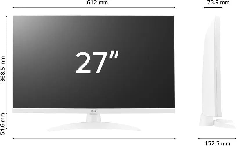 LG TQ615S Smart TV Monitor Angled View UAE