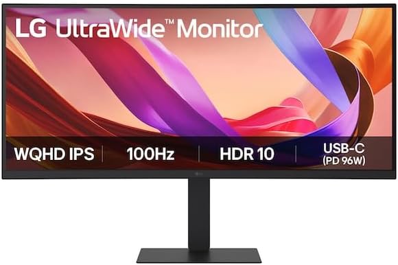 LG UltraWide 34U650A-B 34 Inch QHD Monitor Front View UAE