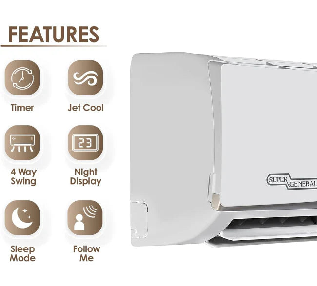 Super General 2.5 Ton Split AC Indoor Unit UAE