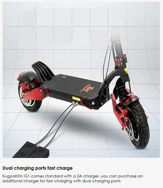 Kugoo G1 Electric Scooter Detail View 1 UAE