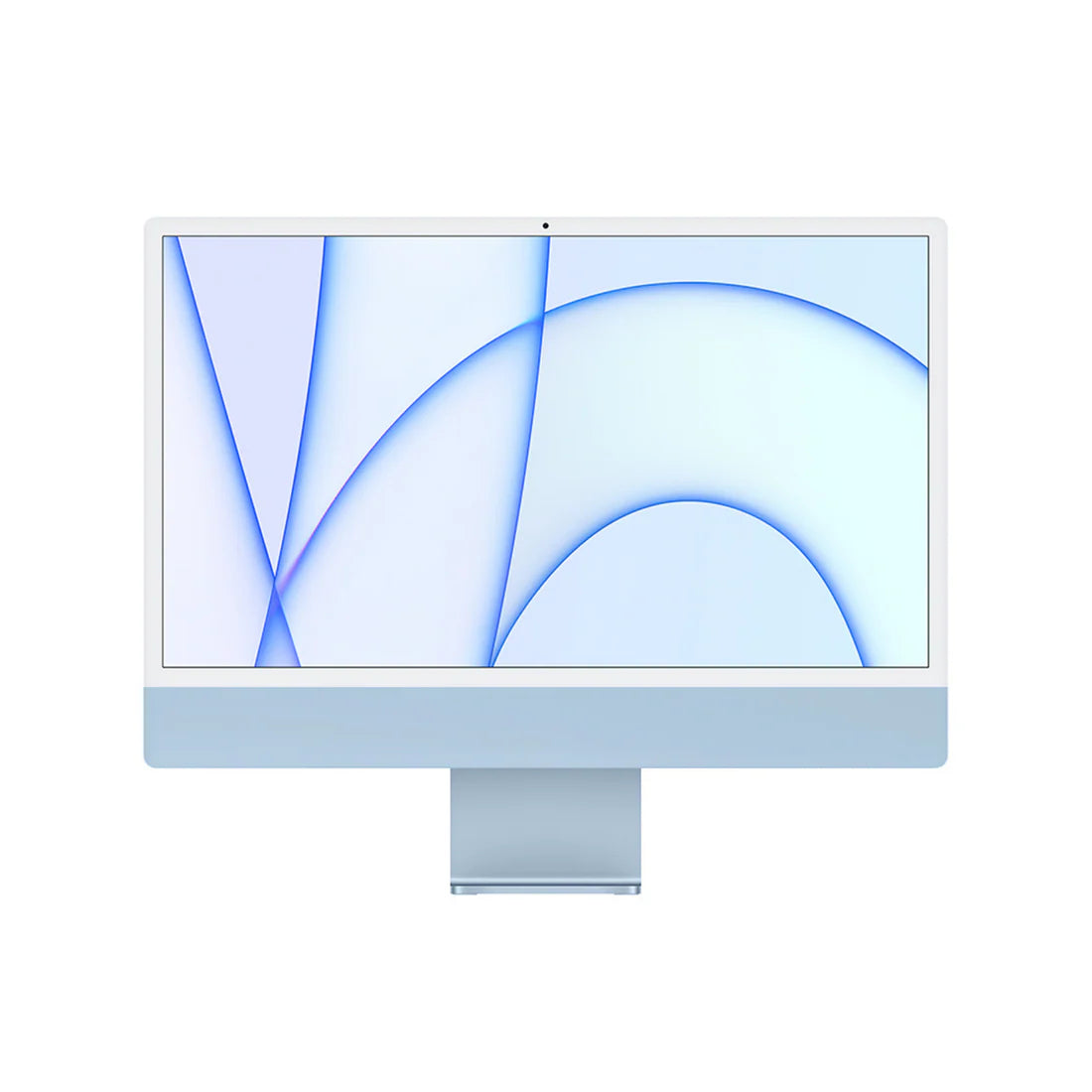 Apple iMac 24 Inch M1 Chip Blue Color Front View UAE