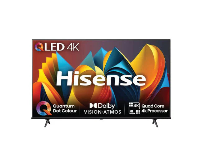 Hisense 50 Inch E7NQTUK 4K QLED Smart TV with Amazon Alexa Front View UAE