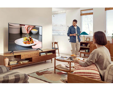Samsung 55 Inch AU7000 UHD 4K Smart TV Front View UAE