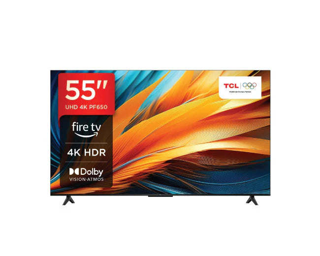TCL 55 Inch 4K Ultra HD HDR TV Smart LED Fire TV 55PF650