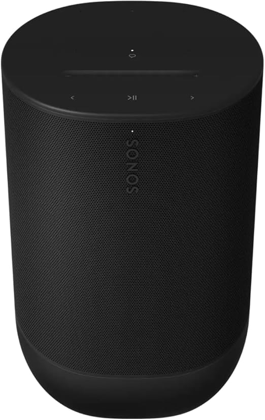 Sonos Move Gen2 Portable Speakers Black with WiFi and Bluetooth | Portable