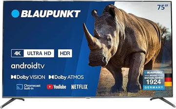 Blaupunkt 75 Inch TV 4K-UHD Smart TV Android TV