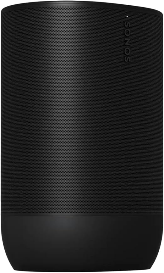 Sonos Move Gen2 Portable Speakers Black with WiFi and Bluetooth | Portable