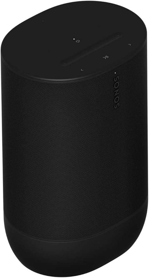 Sonos Move Gen2 Portable Speakers Black with WiFi and Bluetooth | Portable