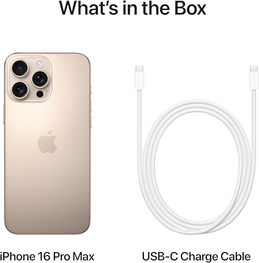 iPhone 16 Pro Max Desert Titanium Back View UAE