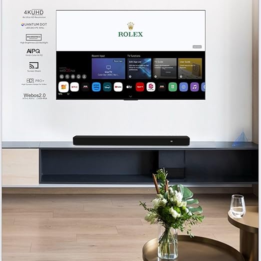Gratus 100" QLED WebOS powered 4K Edgeless UHD SMART TV