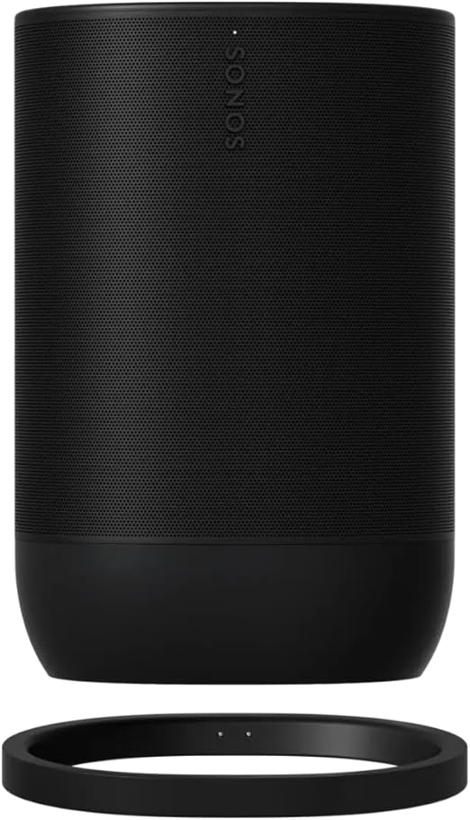 Sonos Move Gen2 Portable Speakers Black with WiFi and Bluetooth | Portable