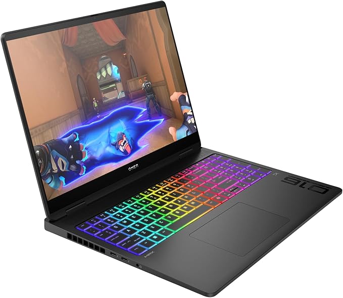 HP OMEN MAX 16-inch Gaming Laptop, Windows 11, Intel Core Ultra 7, 32GB RAM, 1TB SSD, 12GB NVIDIA GeForce RTX 5070Ti, WQXGA, Shadow Black