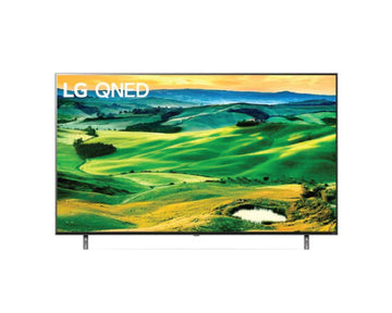 LG 65 Inch QNED80 4K UHD 120Hz Smart AI TV Front View UAE