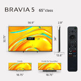 Sony BRAVIA 5 65 Inch Mini LED 120Hz 4K Smart Google TV 65XR50