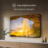 Hisense 65U7 ULED 4K TV - Peak Brightness 600nit HDR display in living room UAE Dubai