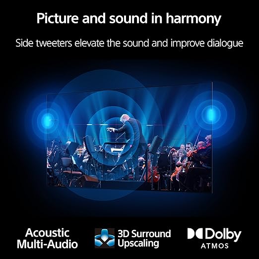 Sony 55 inch X90L Full Array LED 4K Ultra HD Smart Google TV with Dolby Vision HDR and Exclusive Features for Playstation 5 (XR55X90L) - 2023 Model - UAE Version