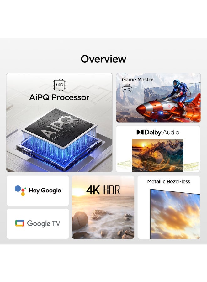TCL 43 Inch C645 QLED 4K Google TV – 43C645
