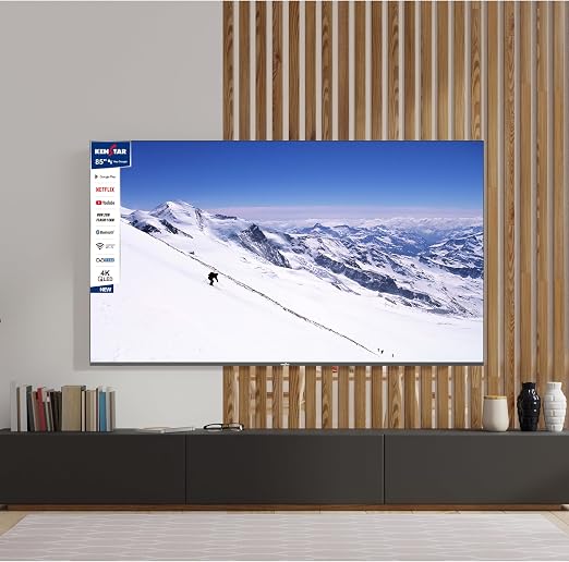 KENSTAR 85'' 4K QLED Smart Google TV