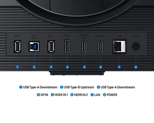 Samsung Odyssey G7 G70D Monitor Angled View UAE
