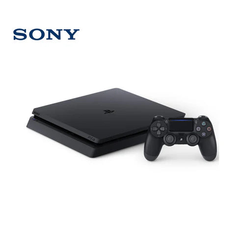 Sony PS4 Slim Compact Console Used Display Unit Side View Dubai