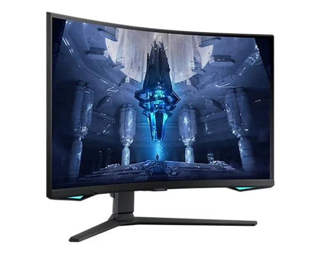 Samsung 32 Inch Neo Odyssey G7 4K 165Hz Curved Gaming Monitor Front View UAE