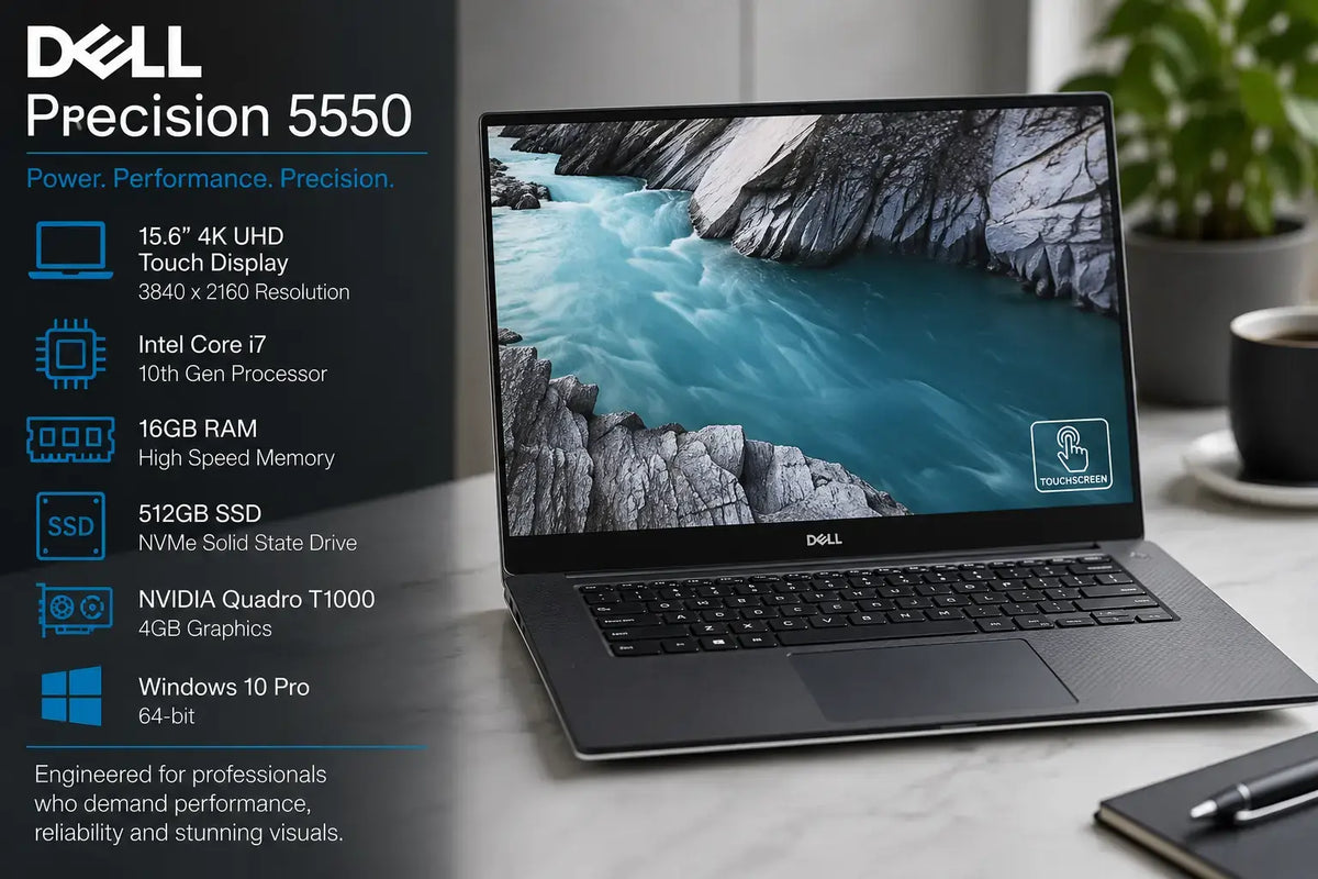 Dell Precision 5550 4K Touchscreen Display Open UAE
