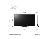 LG QNED81 50 Inch 4K UHD Smart TV with Quantum Dot NanoCell technology, HDR10, 120Hz refresh rate, α7 AI Processor Gen6, and webOS Smart TV.