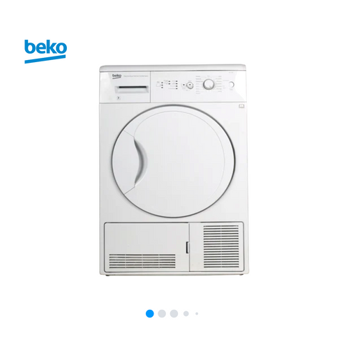 Beko 7KG Condenser Tumble Dryer DCU7231 White UAE – Front View
