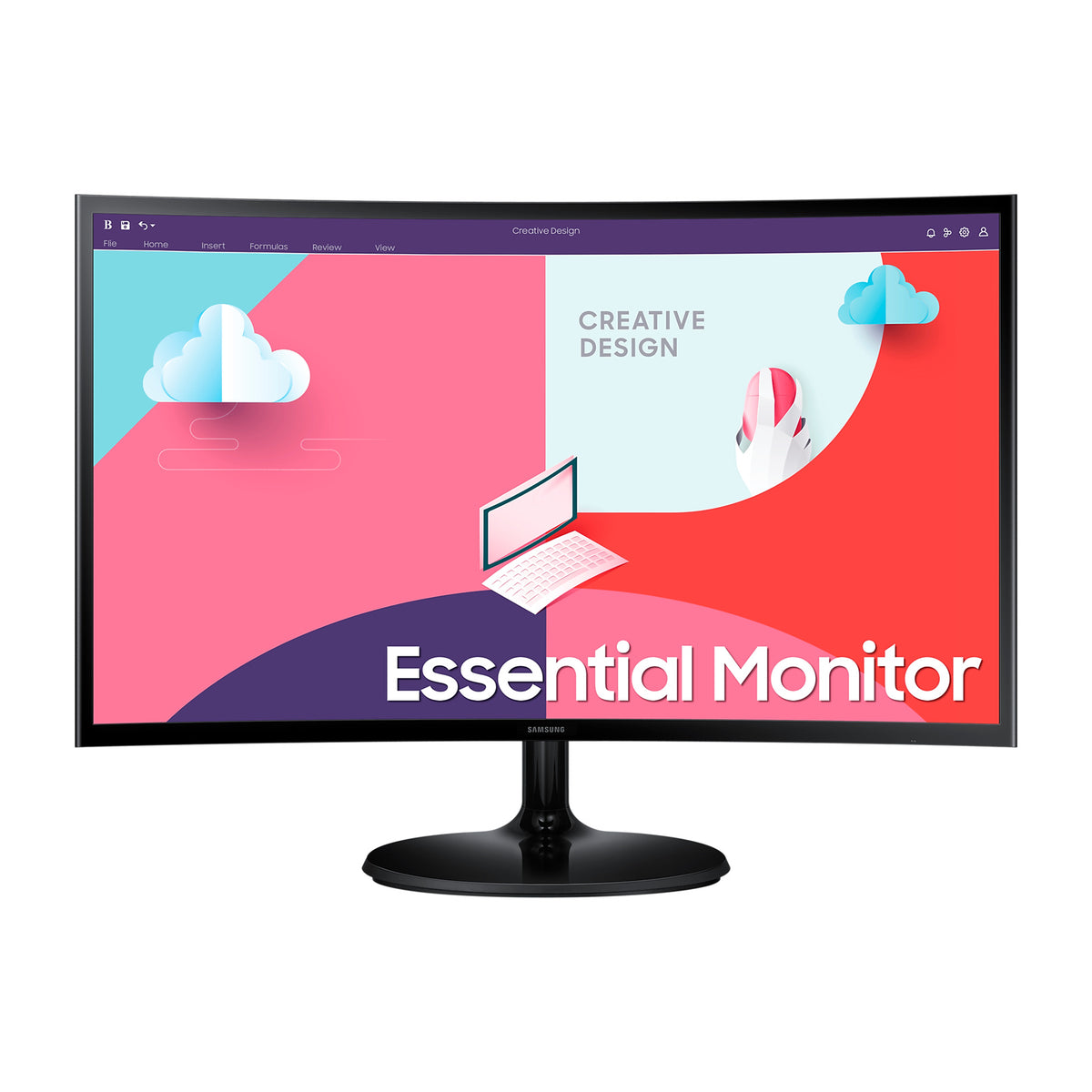 Samsung S24D360GAE 24" FHD Curved Monitor