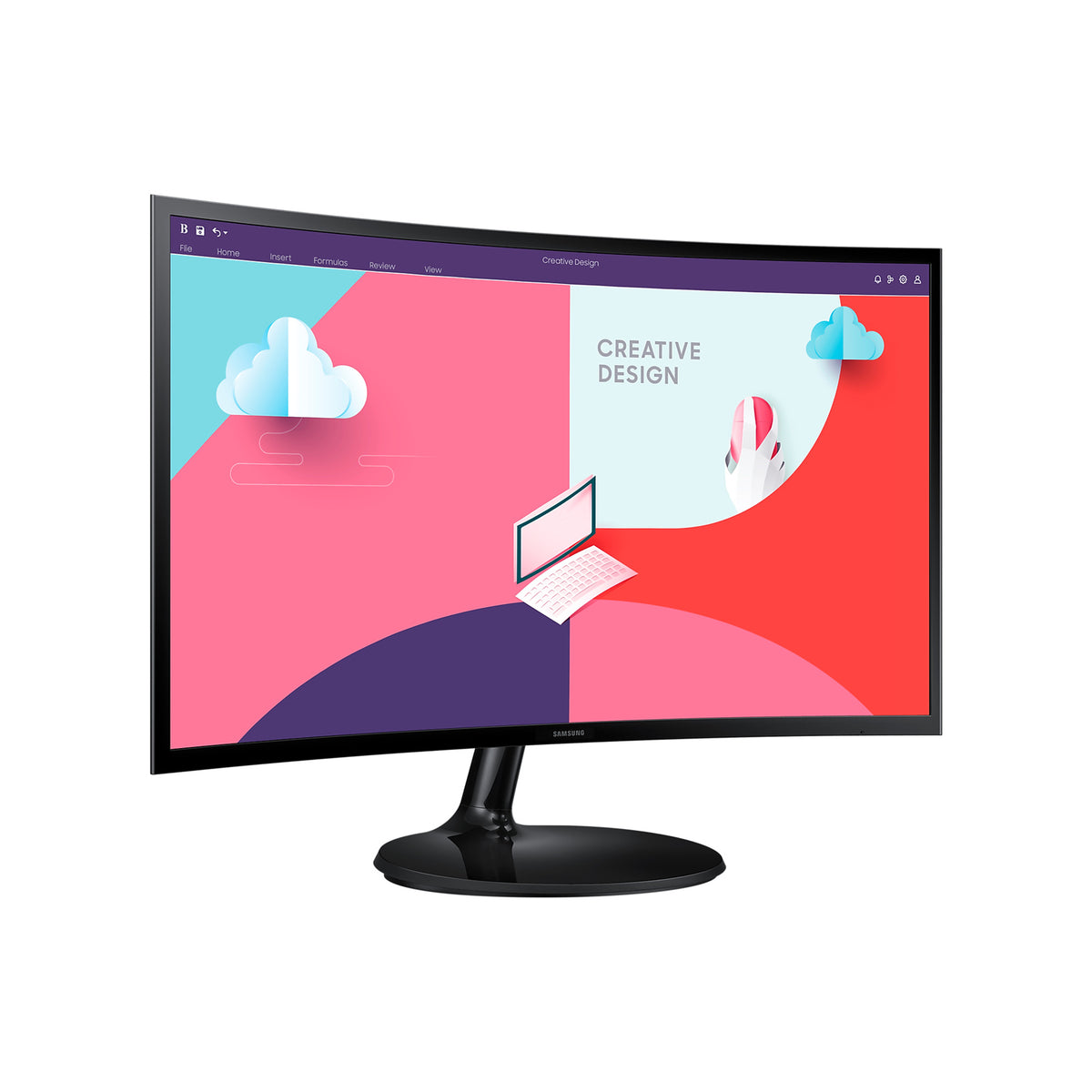 Samsung S24D360GAE 24" FHD Curved Monitor