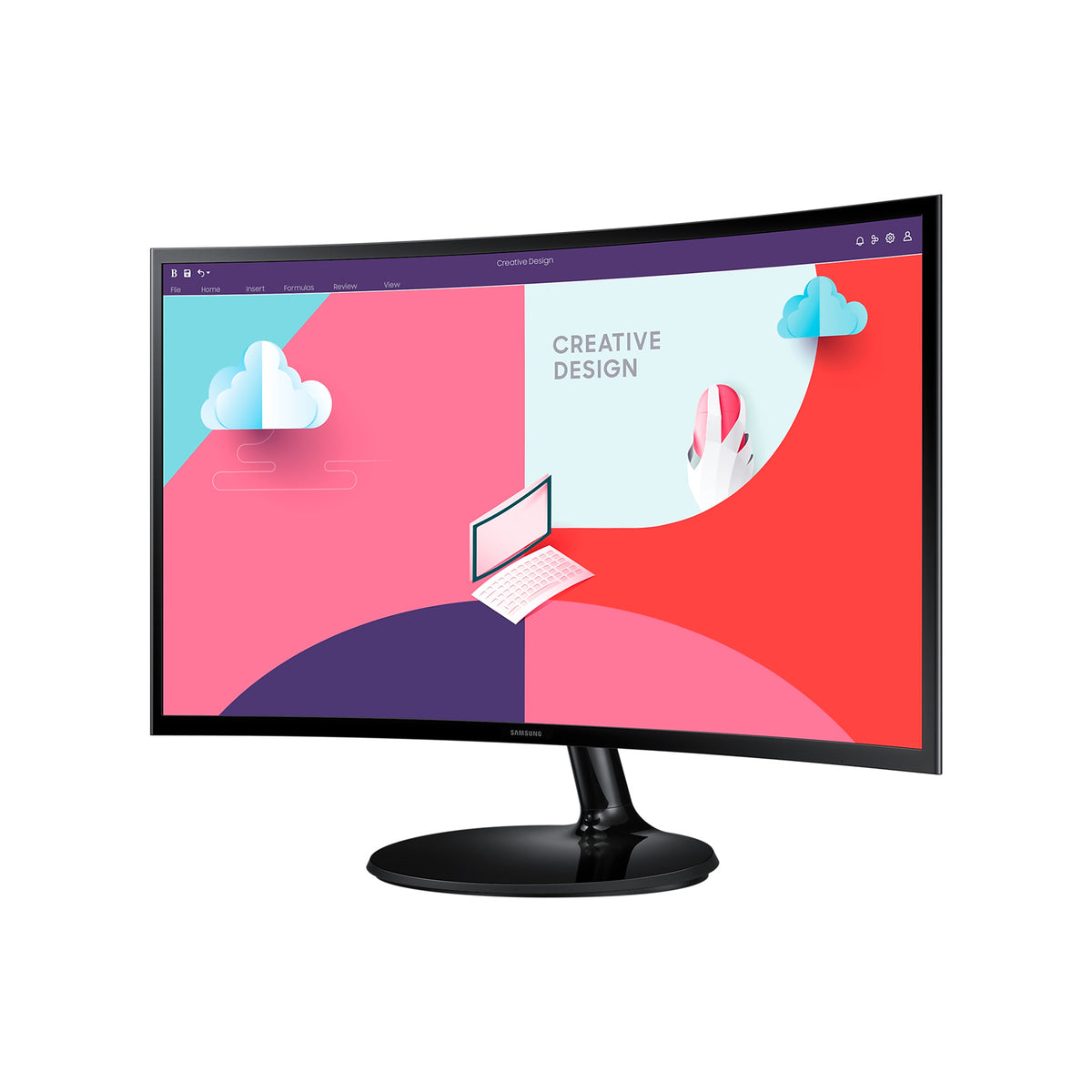 Samsung S24D360GAE 24" FHD Curved Monitor