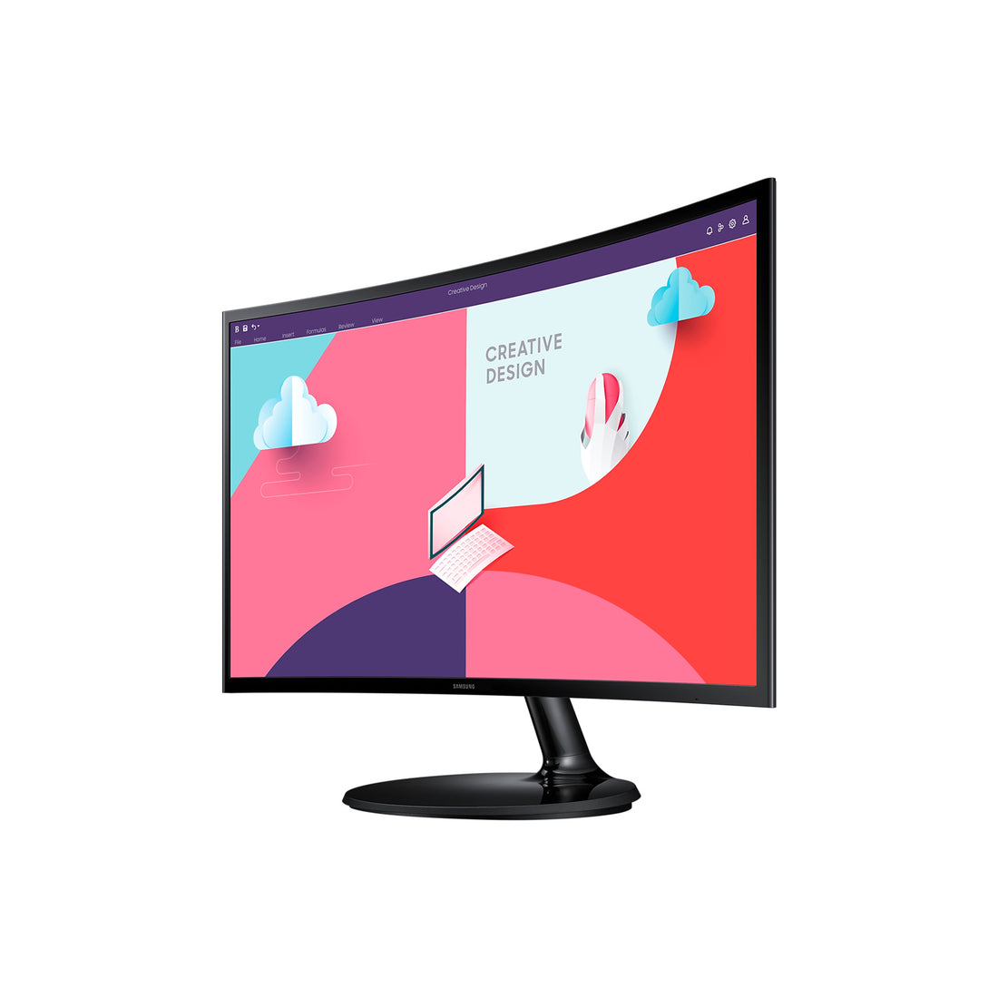 Samsung S24D360GAE 24" FHD Curved Monitor