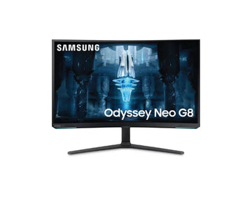 Samsung 32 Inch Odyssey Neo G8 4K 240Hz Curved Gaming Monitor Front View UAE