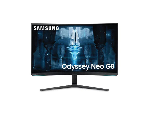 Samsung 32 Inch Odyssey Neo G8 4K 240Hz Curved Gaming Monitor Front View UAE
