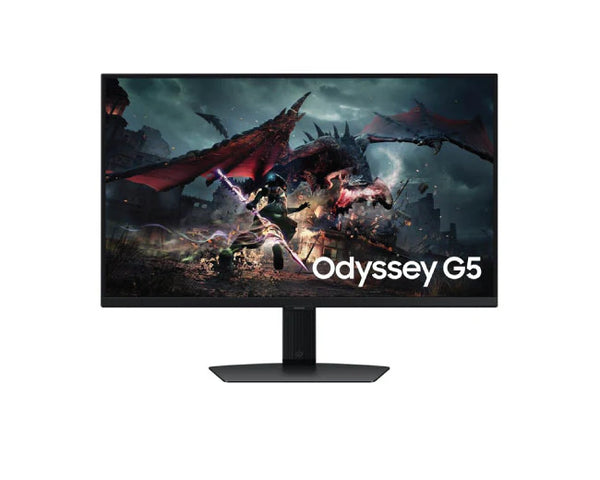 Samsung 27 Inch Odyssey G5 G50D QHD 165Hz Gaming Monitor Front View UAE
