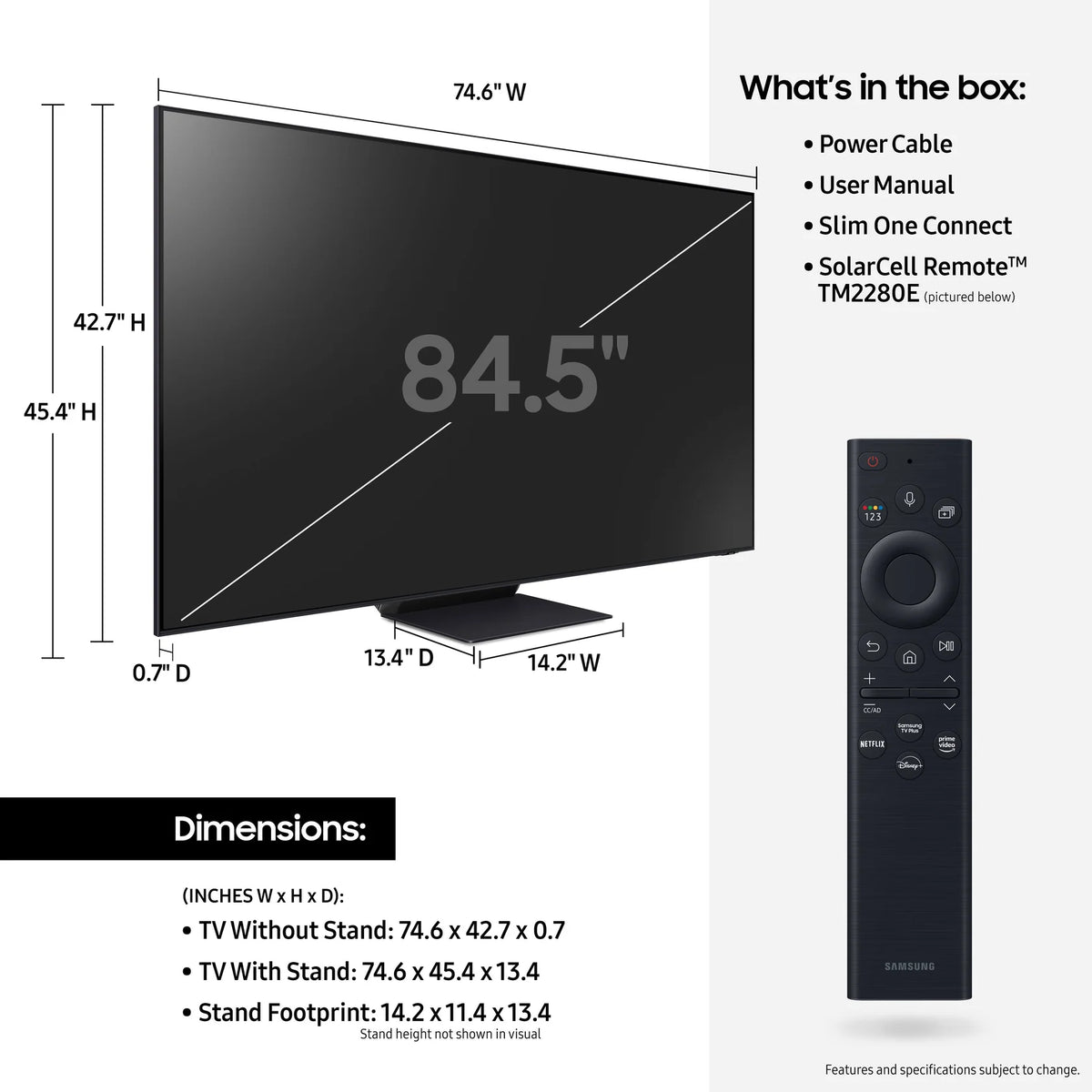 Samsung 85" QN95B Neo QLED 4K HDK Smart TV 85QN95B